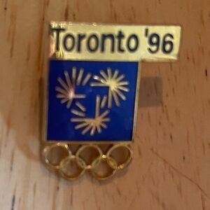 Toronto '96 Olympics Collectable Gold and Blue Pin